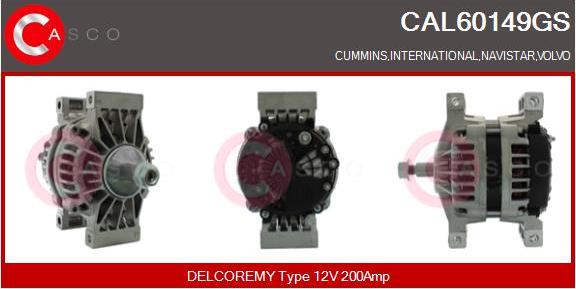 Casco CAL60149GS - Генератор autocars.com.ua