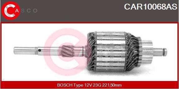 Casco CAR10068AS - Якорь, стартер avtokuzovplus.com.ua