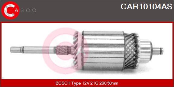 Casco CAR10104AS - Якір, стартер autocars.com.ua