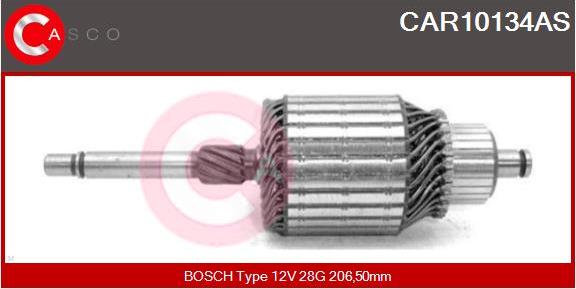 Casco CAR10134AS - Якір, стартер autocars.com.ua