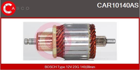 Casco CAR10140AS - Якорь, стартер avtokuzovplus.com.ua