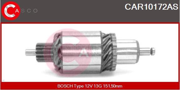 Casco CAR10172AS - Якір, стартер autocars.com.ua