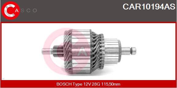 Casco CAR10194AS - Якорь, стартер autodnr.net