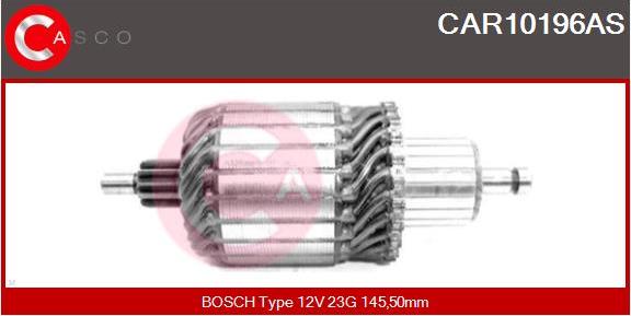 Casco CAR10196AS - Якорь, стартер avtokuzovplus.com.ua