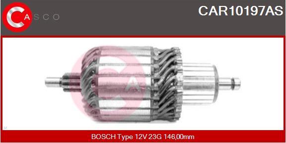 Casco CAR10197AS - Якір, стартер autocars.com.ua