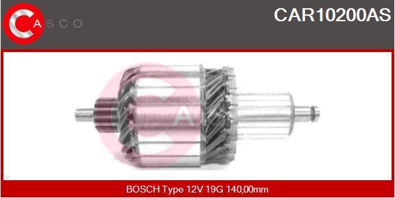 Casco CAR10200AS - Якір, стартер autocars.com.ua