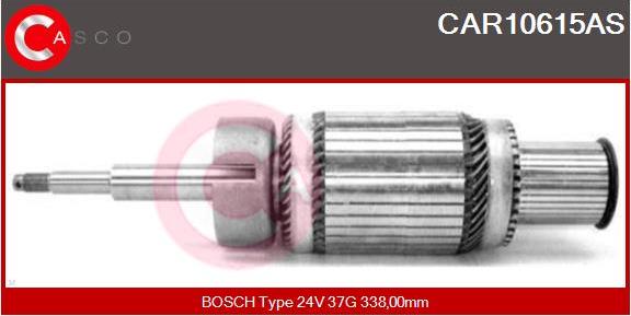 Casco CAR10615AS - Якір, стартер autocars.com.ua