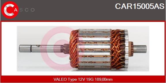 Casco CAR15005AS - Якорь, стартер autodnr.net