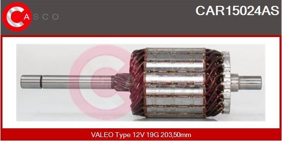 Casco CAR15024AS - Якорь, стартер autodnr.net