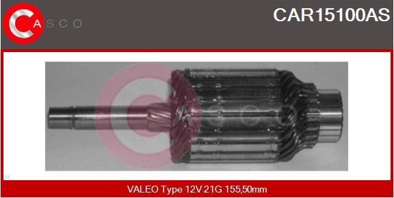 Casco CAR15100AS - Якір, стартер autocars.com.ua