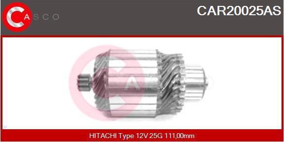 Casco CAR20025AS - Якорь, стартер autodnr.net