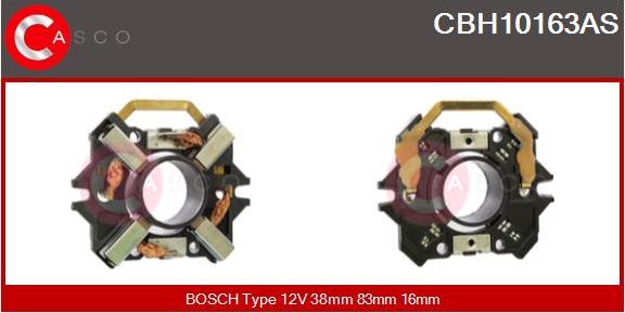 Casco CBH10163AS - Кронштейн, угольная щетка avtokuzovplus.com.ua