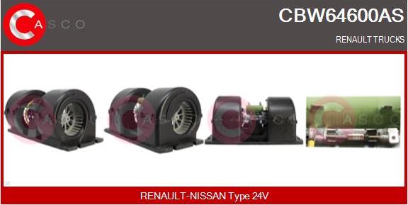 Casco CBW64600AS - Вентилятор салону autocars.com.ua