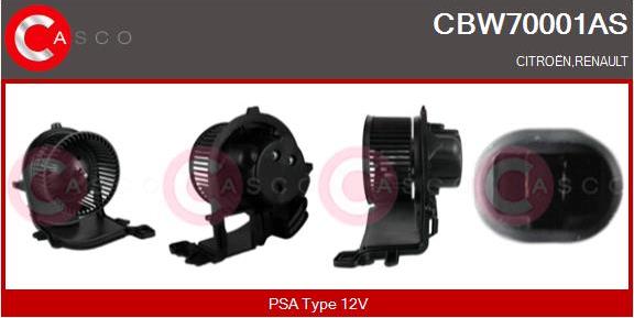 Casco CBW70001AS - Вентилятор салону autocars.com.ua