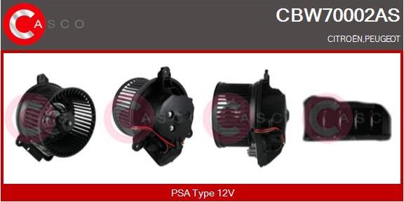 Casco CBW70002AS - Вентилятор салону autocars.com.ua