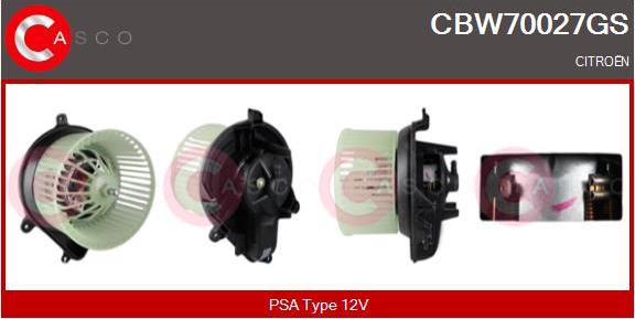 Casco CBW70027GS - Вентилятор салона avtokuzovplus.com.ua