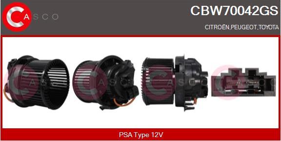 Casco CBW70042GS - Вентилятор салону autocars.com.ua