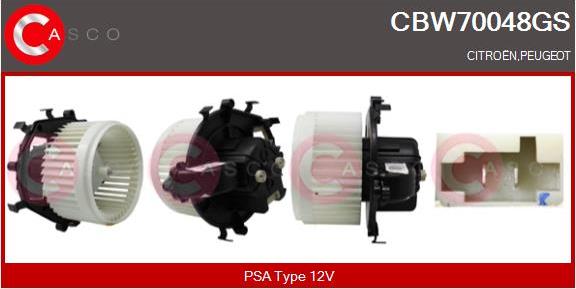 Casco CBW70048GS - Вентилятор салону autocars.com.ua