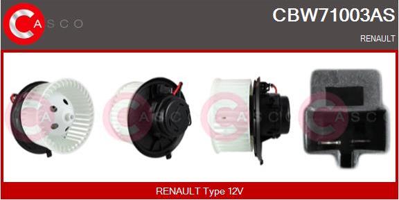 Casco CBW71003AS - Вентилятор салону autocars.com.ua