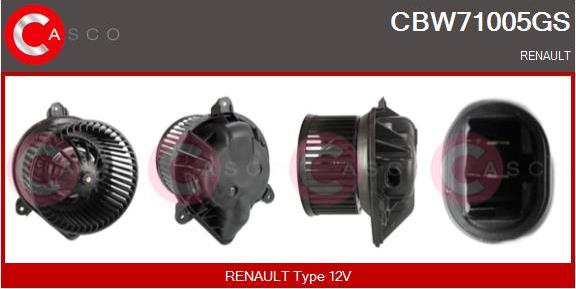 Casco CBW71005GS - Вентилятор салона avtokuzovplus.com.ua