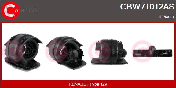 Casco CBW71012AS - Вентилятор салону autocars.com.ua