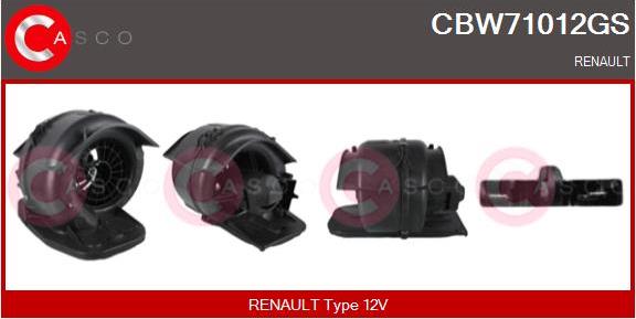 Casco CBW71012GS - Вентилятор салона avtokuzovplus.com.ua