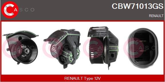 Casco CBW71013GS - Вентилятор салону autocars.com.ua