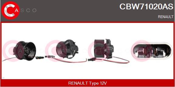 Casco CBW71020AS - Вентилятор салону autocars.com.ua