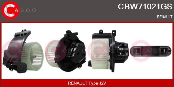 Casco CBW71021GS - Вентилятор салону autocars.com.ua