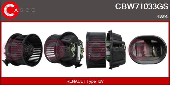 Casco CBW71033GS - Вентилятор салона avtokuzovplus.com.ua