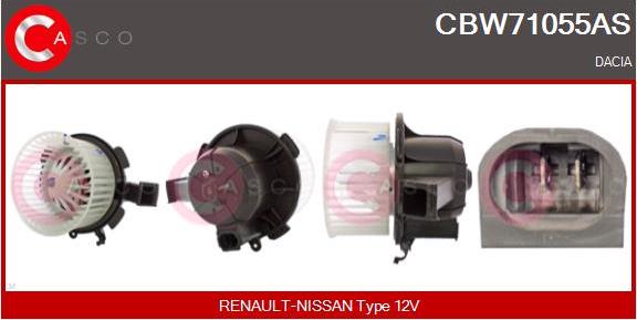 Casco CBW71055AS - Вентилятор салону autocars.com.ua