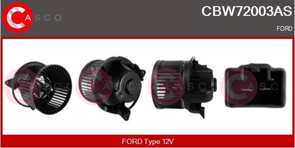 Casco CBW72003AS - Вентилятор салону autocars.com.ua