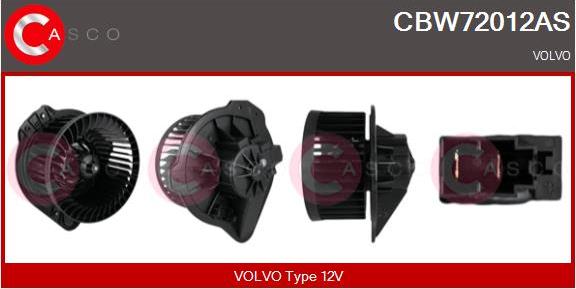Casco CBW72012AS - Вентилятор салону autocars.com.ua