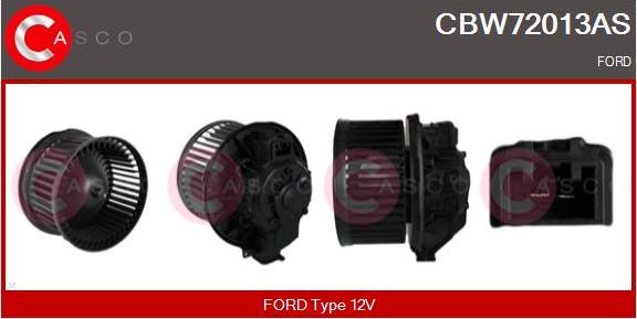 Casco CBW72013AS - Вентилятор салону autocars.com.ua