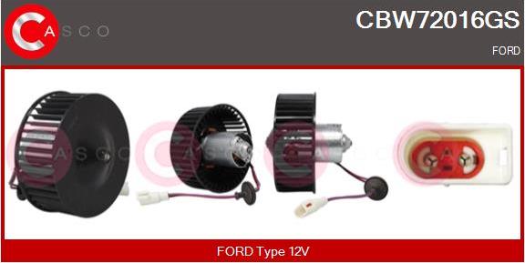 Casco CBW72016GS - Вентилятор салону autocars.com.ua