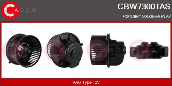 Casco CBW73001AS - Вентилятор салону autocars.com.ua