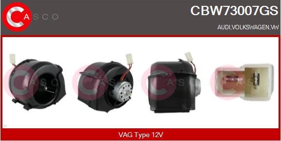 Casco CBW73007GS - Вентилятор салону autocars.com.ua