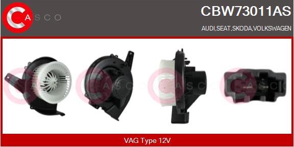 Casco CBW73011AS - Вентилятор салону autocars.com.ua