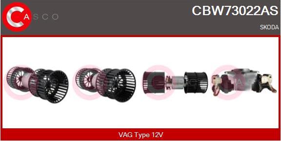 Casco CBW73022AS - Вентилятор салону autocars.com.ua