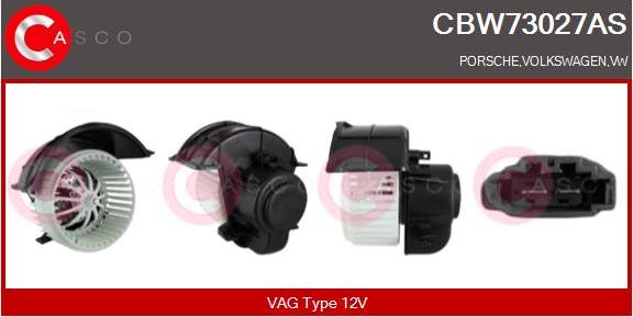 Casco CBW73027AS - Вентилятор салона avtokuzovplus.com.ua