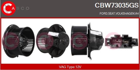 Casco CBW73035GS - Вентилятор салона avtokuzovplus.com.ua