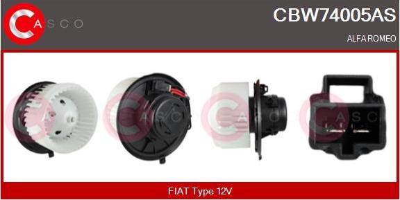 Casco CBW74005AS - Вентилятор салону autocars.com.ua