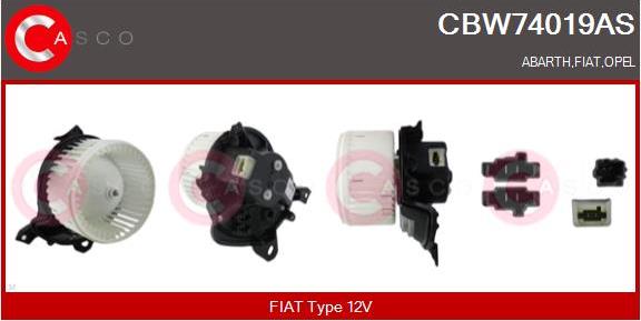 Casco CBW74019AS - Вентилятор салону autocars.com.ua