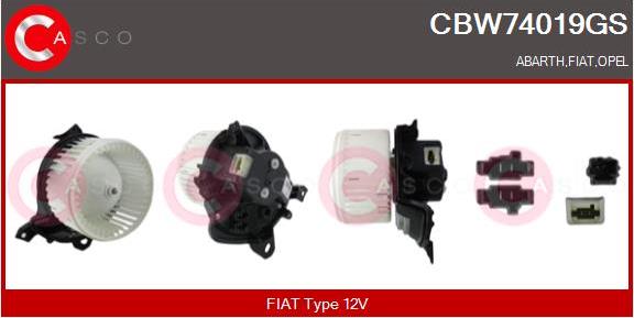 Casco CBW74019GS - Вентилятор салону autocars.com.ua