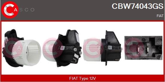 Casco CBW74043GS - Вентилятор салону autocars.com.ua