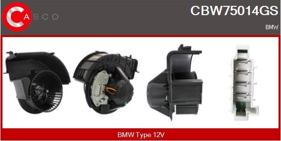 Casco CBW75014GS - Вентилятор салону autocars.com.ua