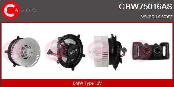 Casco CBW75016AS - Вентилятор салону autocars.com.ua