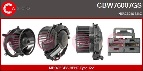 Casco CBW76007GS - Вентилятор салону autocars.com.ua