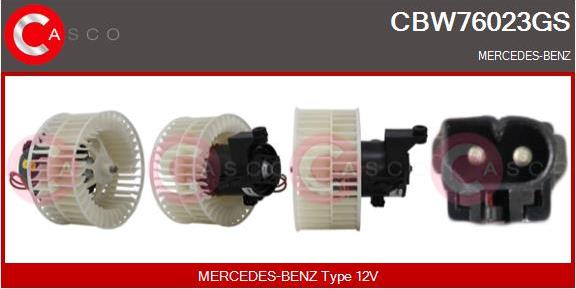 Casco CBW76023GS - Вентилятор салону autocars.com.ua