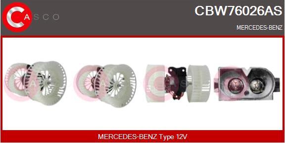 Casco CBW76026AS - Вентилятор салона avtokuzovplus.com.ua